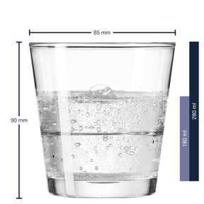 Massangaben zu Trinkglas EVENT 280 ml