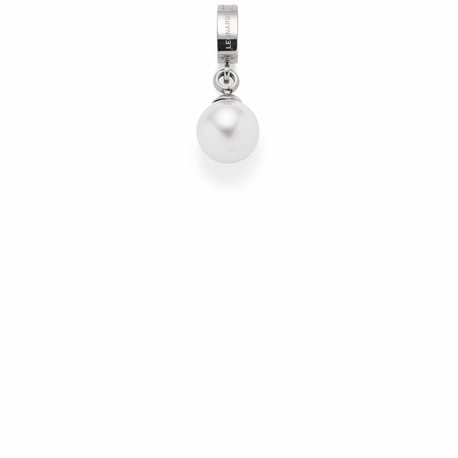 Anhänger COCO Clip & Mix silber glänzend mit Glaskugel an Clip