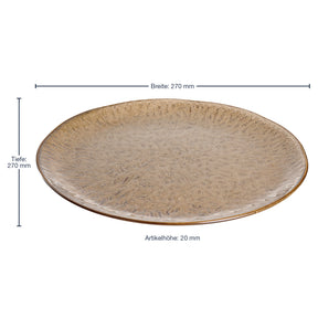Massangaben zu Keramikteller MATERA 27 cm beige