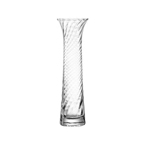 Solifleurvase RAVENNA mit Drehoptik-Muster, klares Glas, zylindrische Form