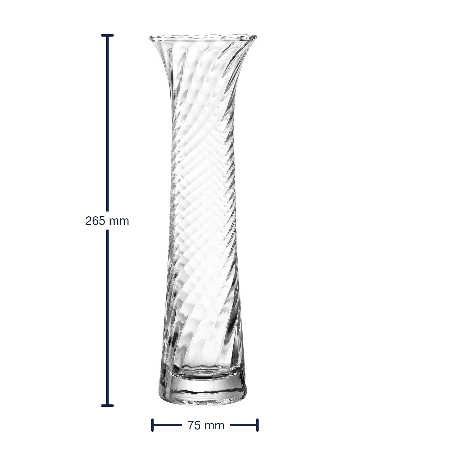 Massangaben zu Solifleurvase RAVENNA optisch 27 cm