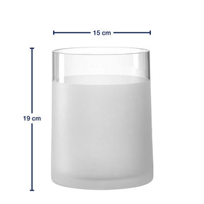 Massangaben zu Vase NOVARA 19 cm satiniert