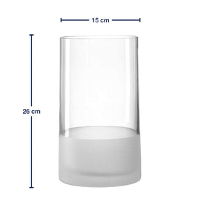 Massangaben zu Vase NOVARA 26 cm satiniert