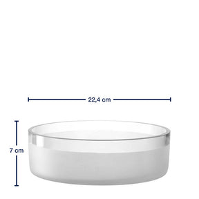 Massangaben zur Schale NOVARA 23 cm satiniert