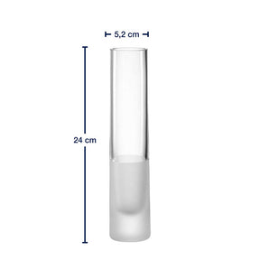 Massangaben zu Solifleurvase NOVARA 24 cm satiniert