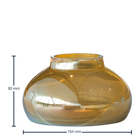 Massangaben zu Vase POESIA 9 cm gold