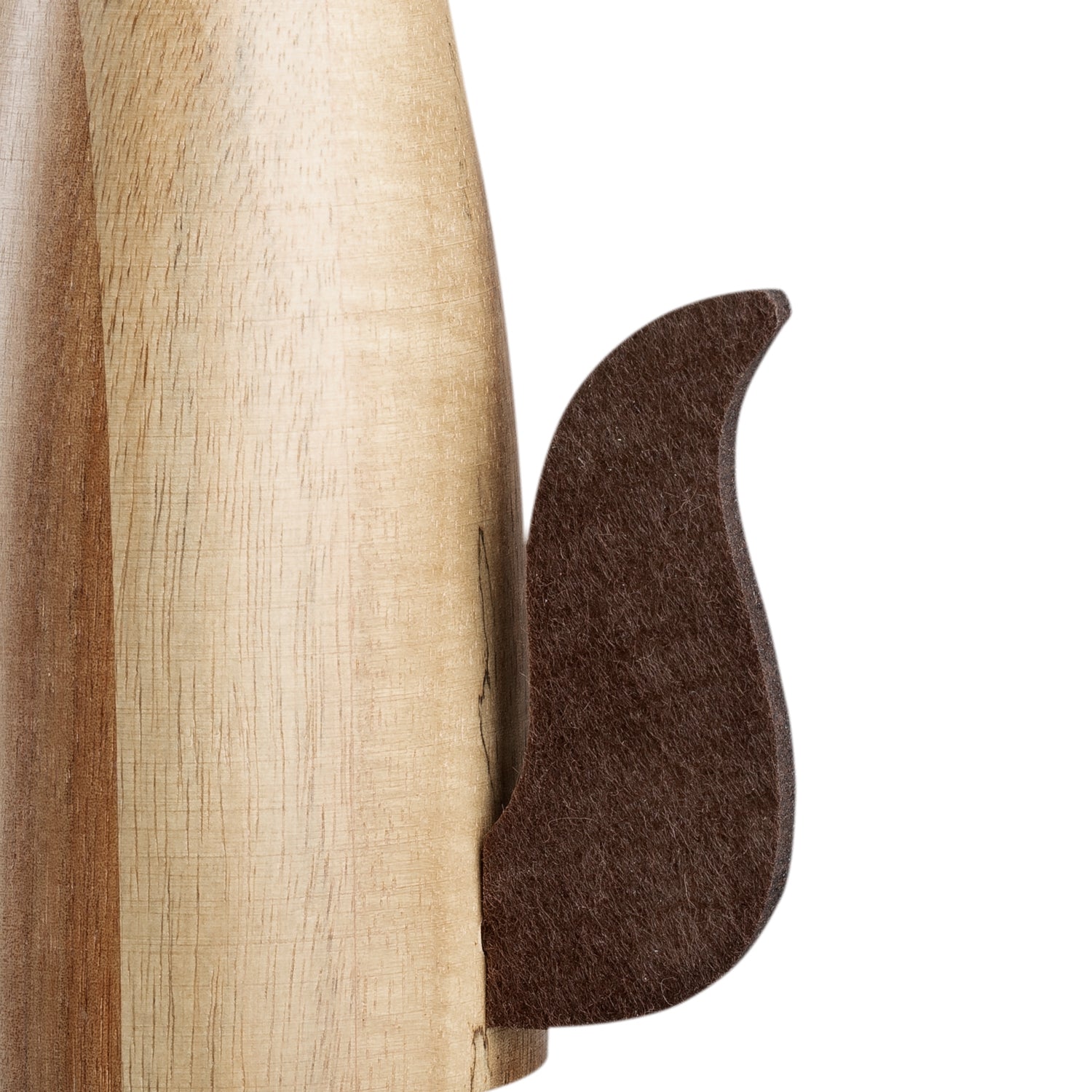 Gewürzmühle Holz CUCINA braun Fuchs, Detailansicht Griff und Holzschaft