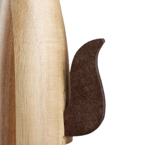 Gewürzmühle Holz CUCINA braun Fuchs, Detailansicht Griff und Holzschaft