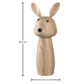 Massangaben zu Gewürzmühle Holz CUCINA braun Hase