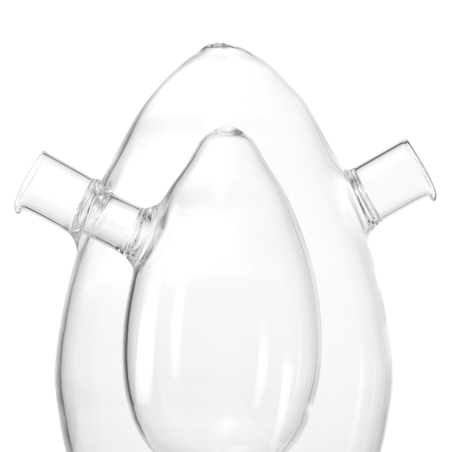 Essig/Öl Flasche 2in1 CUCINA mit zwei Ausgussöffnungen, klares Borosilikat