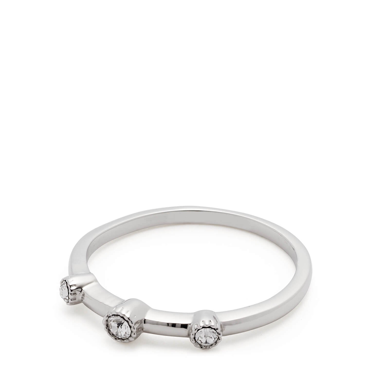 Ring MARIDA 16 CIAO mit drei Zirkonia-Steinen, silber glänzend