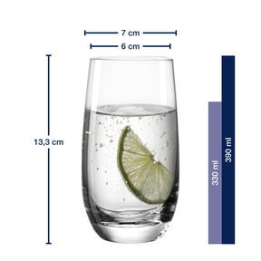 Massangaben zu Trinkglas TIVOLI 390 ml