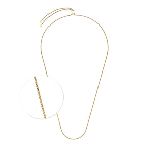 Halskette LIV 90 cm gold, Detailansicht der Kettenglieder