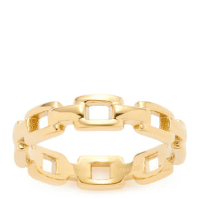 Ring ROCKY 16 CIAO in Gold mit geometrischen Gliedern