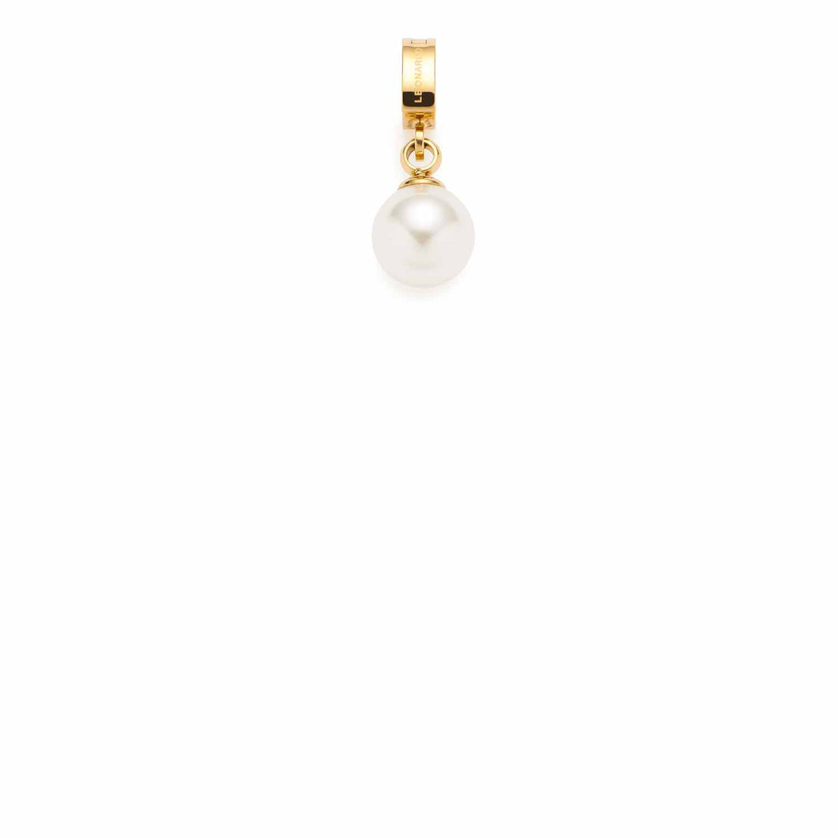 Anhänger COCO gold Clip & Mix mit Perle an Kette