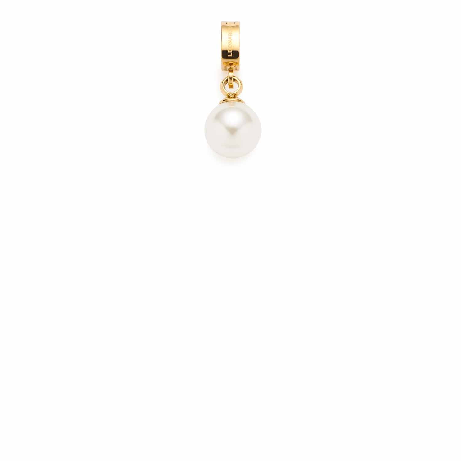 Anhänger COCO gold Clip & Mix mit Perle an Kette