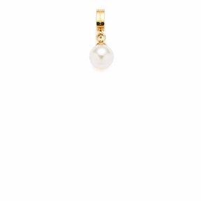 Anhänger COCO gold Clip & Mix mit Perle an Kette