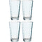Trinkglas OPTIC 540 ml hellblau 4er Set