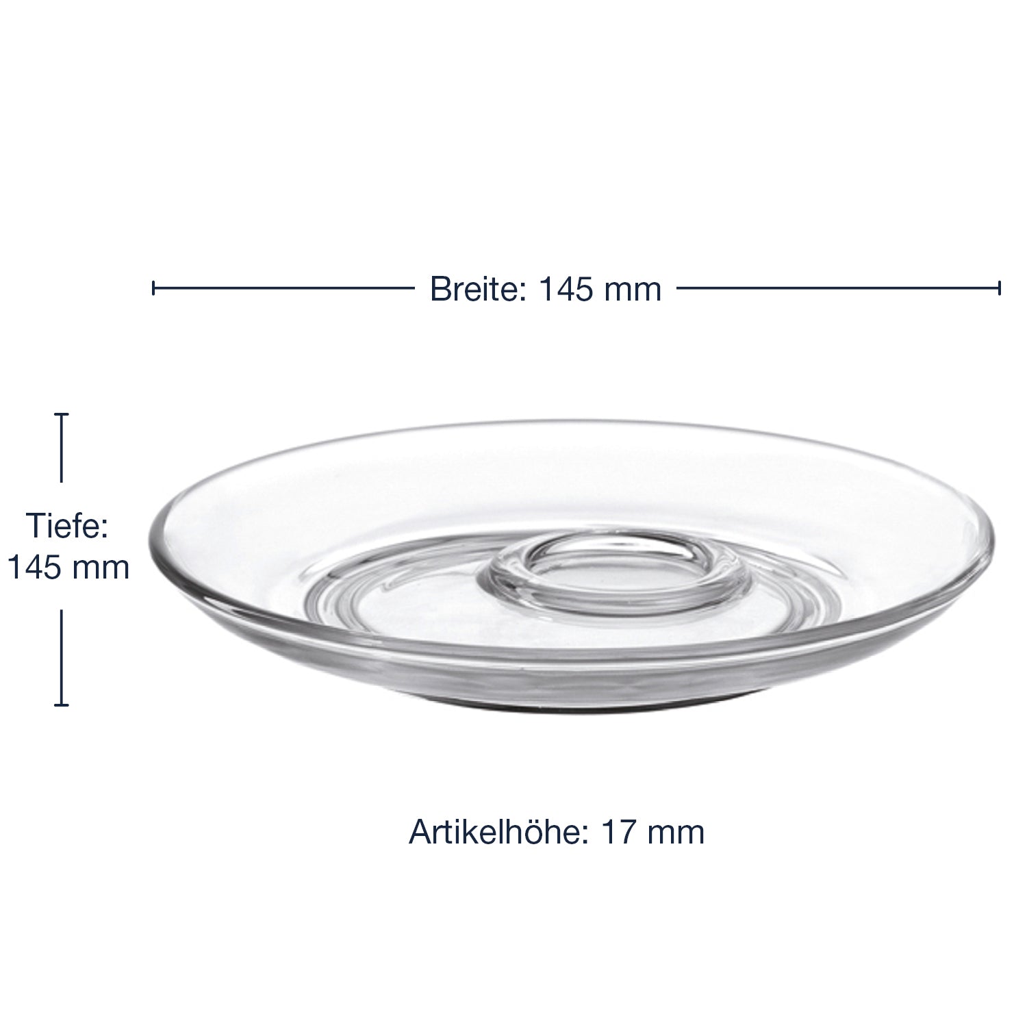 Massangaben zur Untertasse SENSO 15 cm