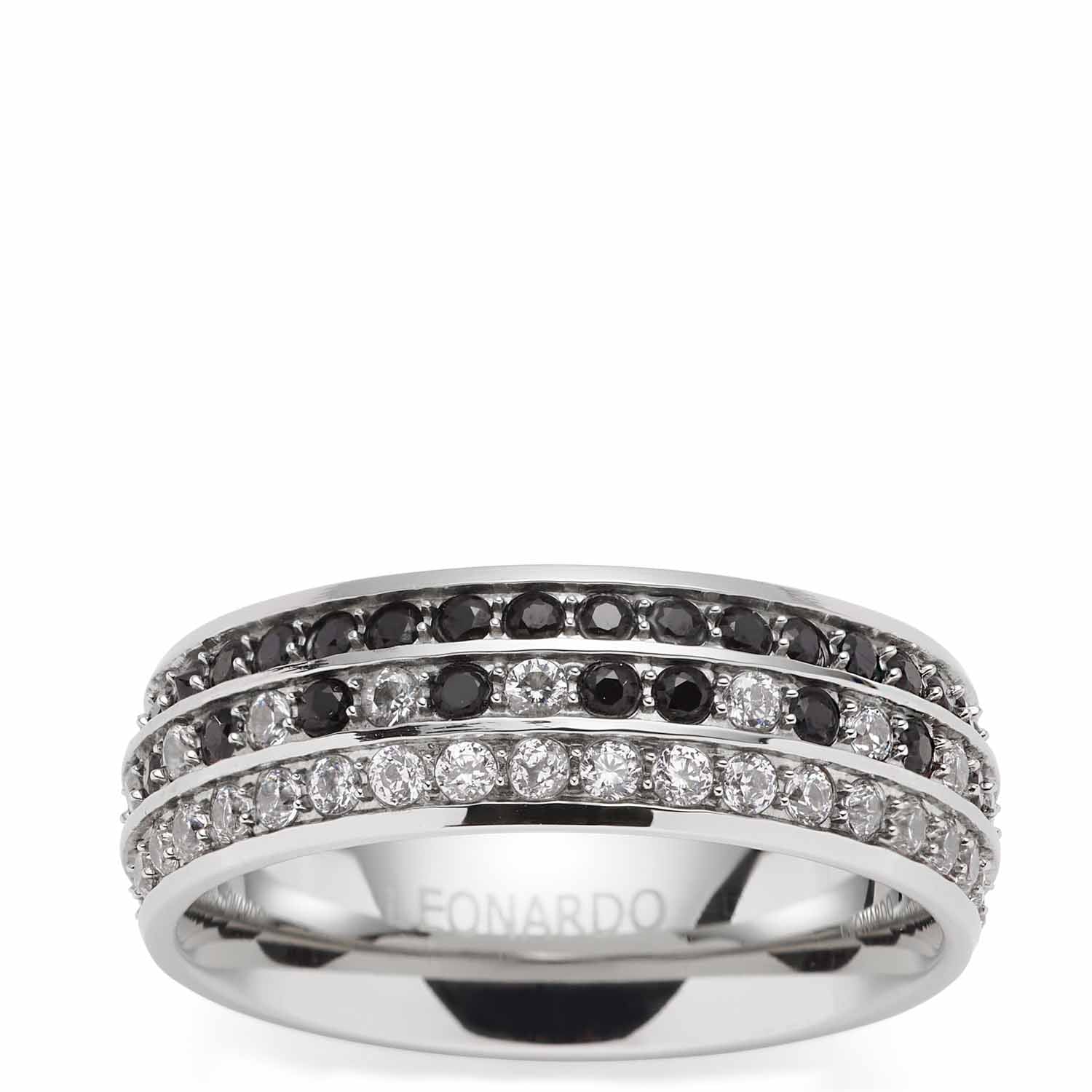 Ring ATURA 21 mit mehrfarbigen Steinen in Silber