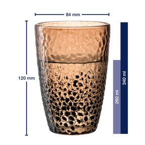 Massangaben zu Trinkglas MATERA 340 ml