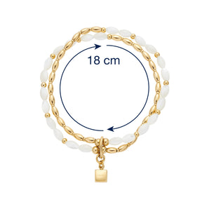 Massangaben zu Armband WELDA gold
