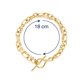 Massangaben zu Armband ELISABETH gold