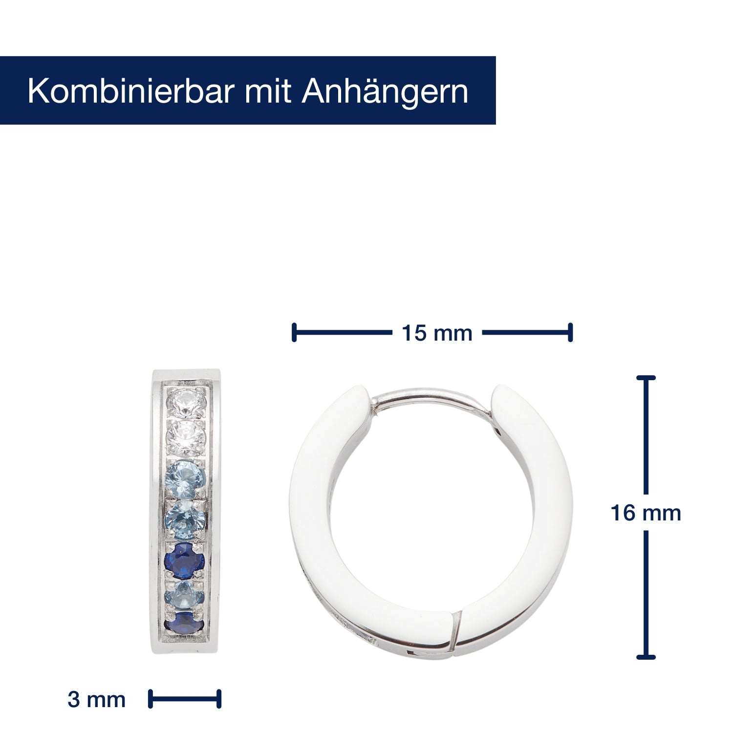 Massangaben zu Creole INKA blue