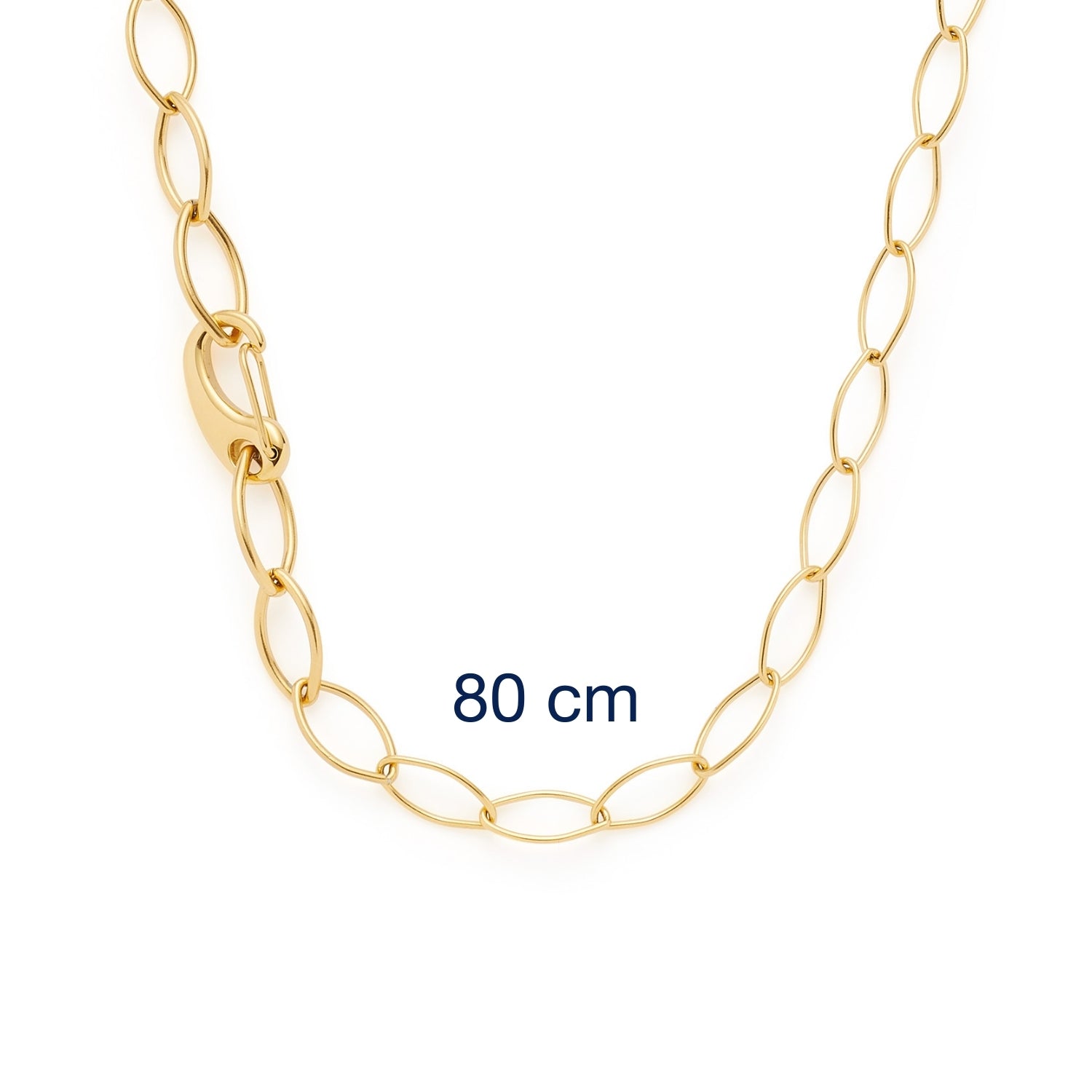 Massangaben zu Halskette TORY 80 cm gold