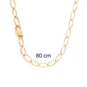 Massangaben zu Halskette TORY 80 cm gold