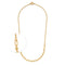 Halskette DOTTY 60 cm gold Clip & Mix