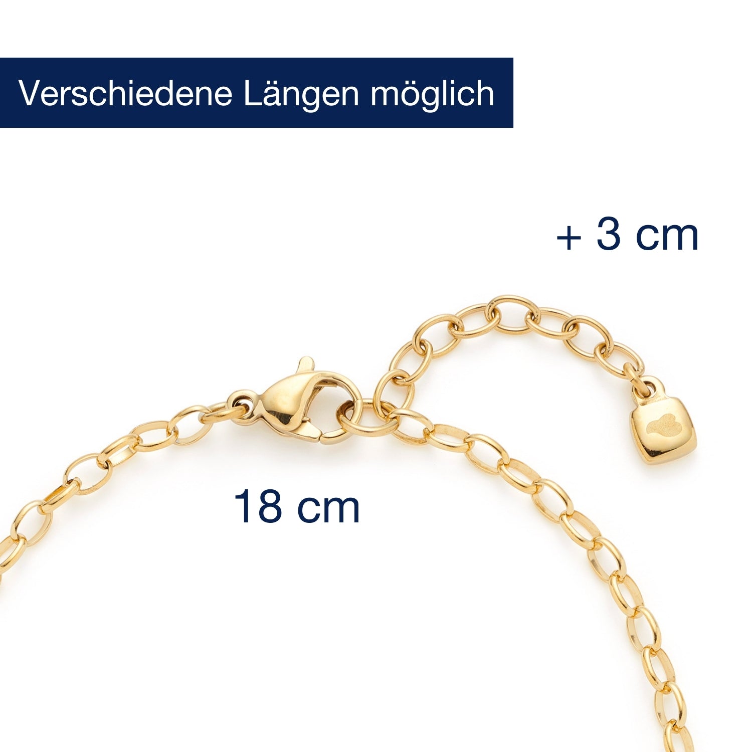 Massangaben zum Armband TALLY gold CIAO