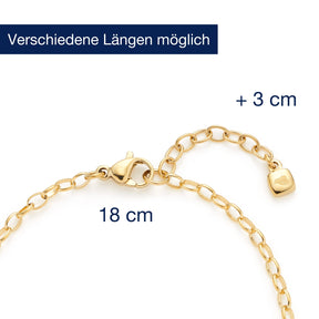 Massangaben zum Armband TALLY gold CIAO