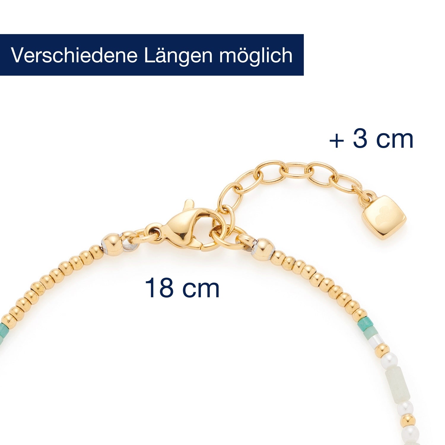 Massangaben zum Armband LILLY gold CIAO