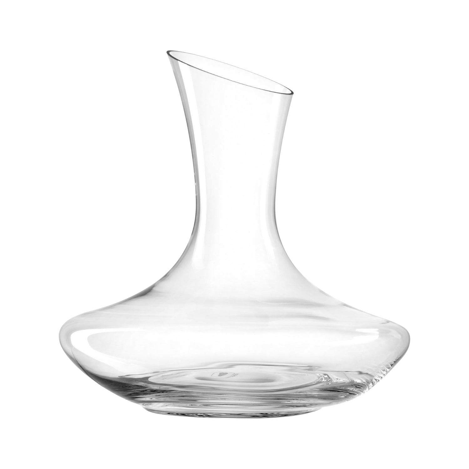 Dekanter DAILY aus klarem Glas mit bauchiger Form und schmalem Hals