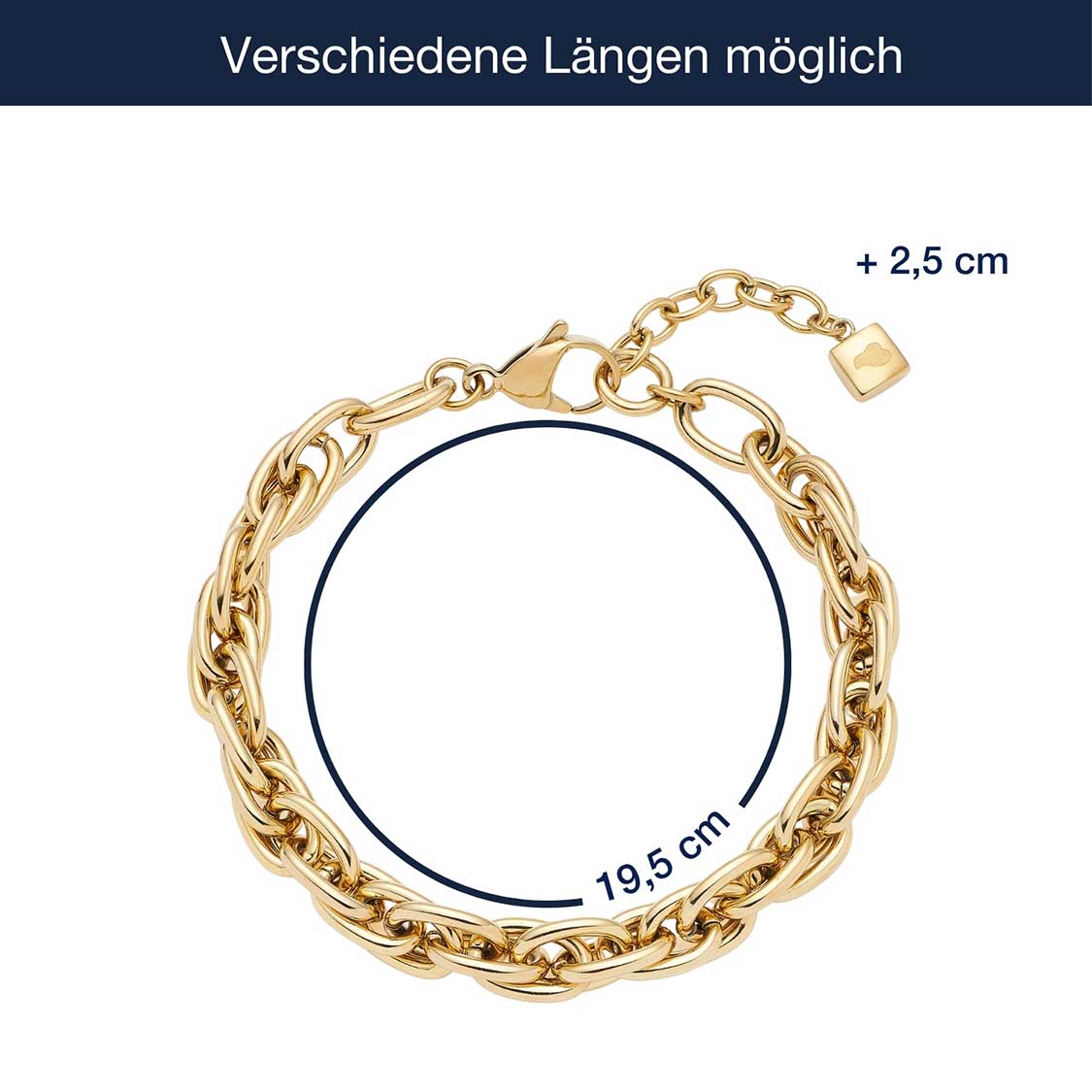 Massangaben zu Armband SINA gold