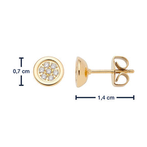 Massangaben zu Ohrstecker CATHERINE gold