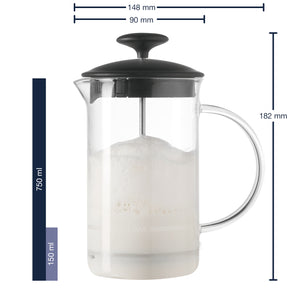 Massangaben zum Milchaufschäumer CAFFEE PER ME