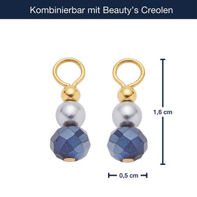 Massangaben zu Set/2 Anhänger ALINE gold Beauty's