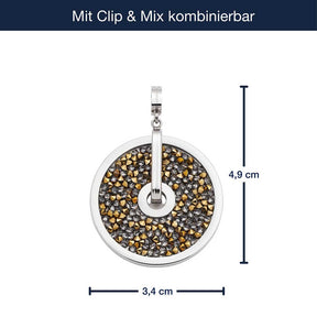 Massangaben zu Anhänger BLANCA GREY Clip & Mix