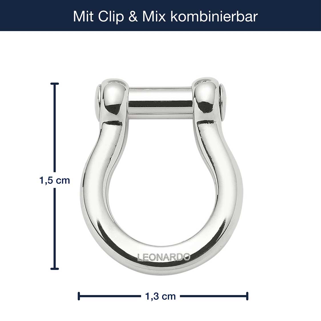 Massangaben zum Schäkel LENI Clip & Mix