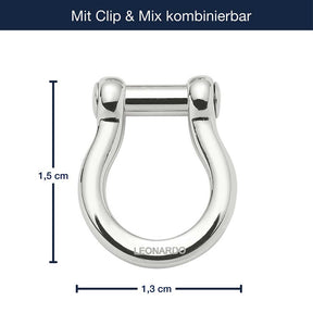 Massangaben zum Schäkel LENI Clip & Mix