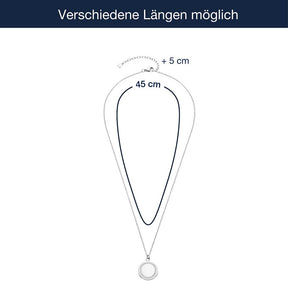 Massangaben zu Halskette FERRARA 45 cm
