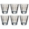Trinkglas OPTIC 215 ml grau 6er-Set