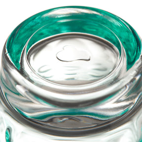Trinkglas OPTIC 215 ml mint, Draufsicht auf Glasoberfläche und Rand