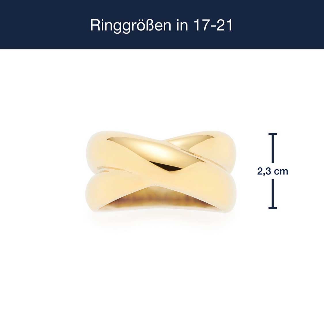 Massangaben zu Ring LISBETH 19 gold