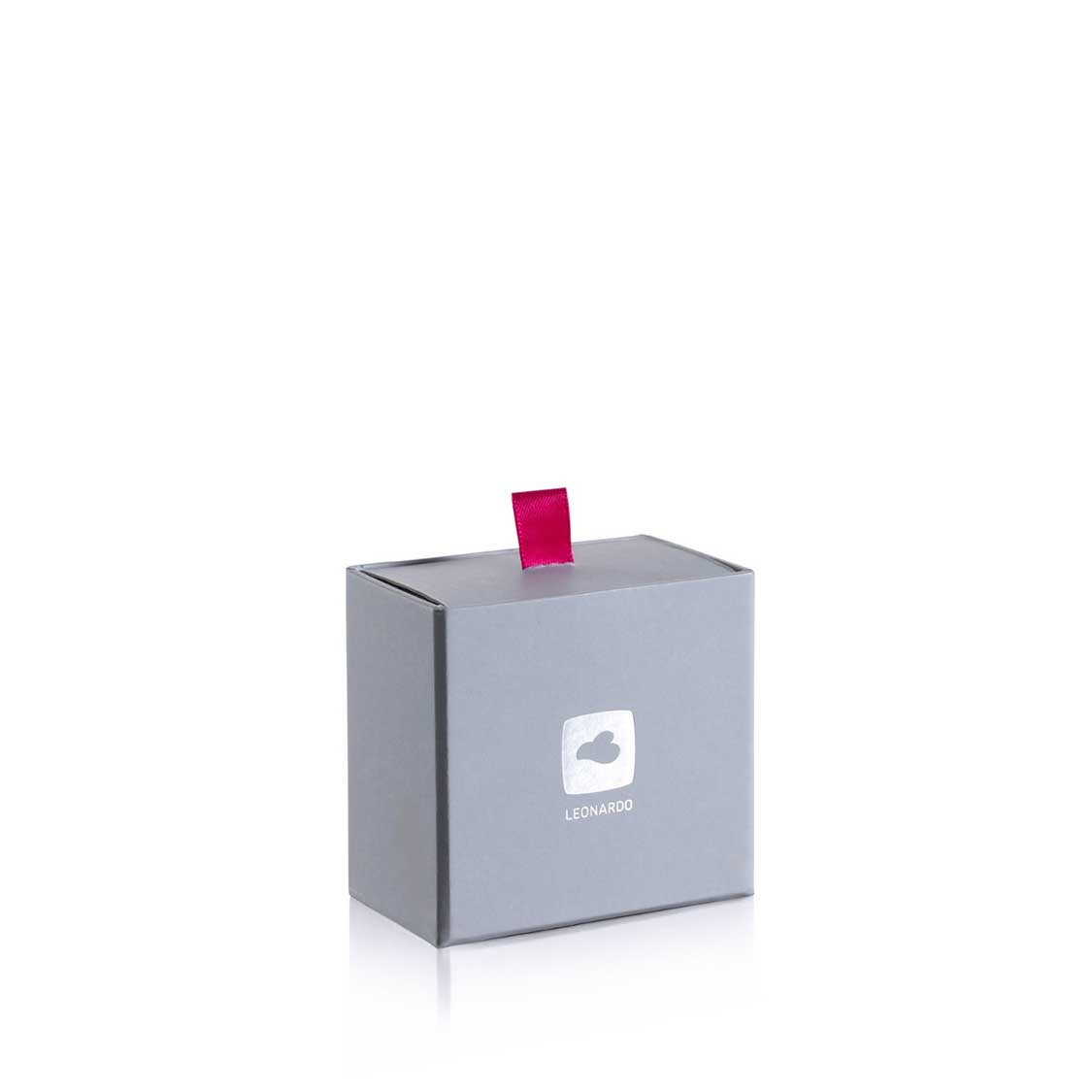 Creole LUZIE gold in grauer Verpackungsbox mit pinkem Griff
