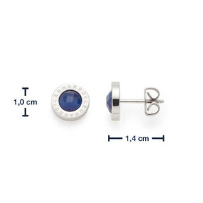 Massangaben zu Ohrstecker MATRIX Dark Blue