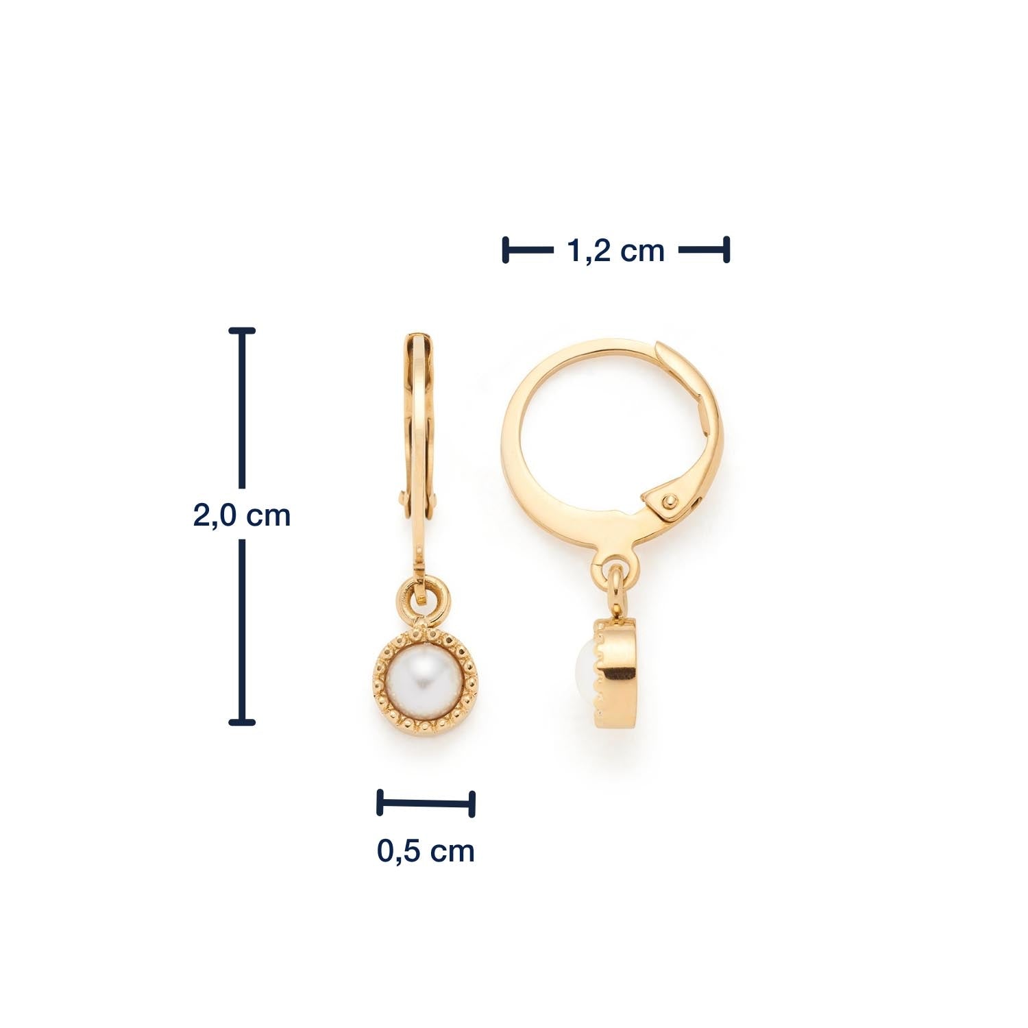 Massangaben zu Ohrring ALTHINA gold CIAO