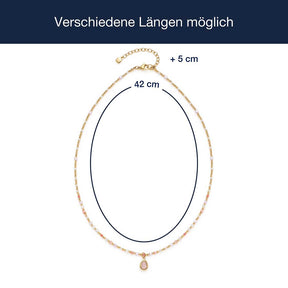 Massangaben zu Halskette SHARI 42 cm gold CIAO